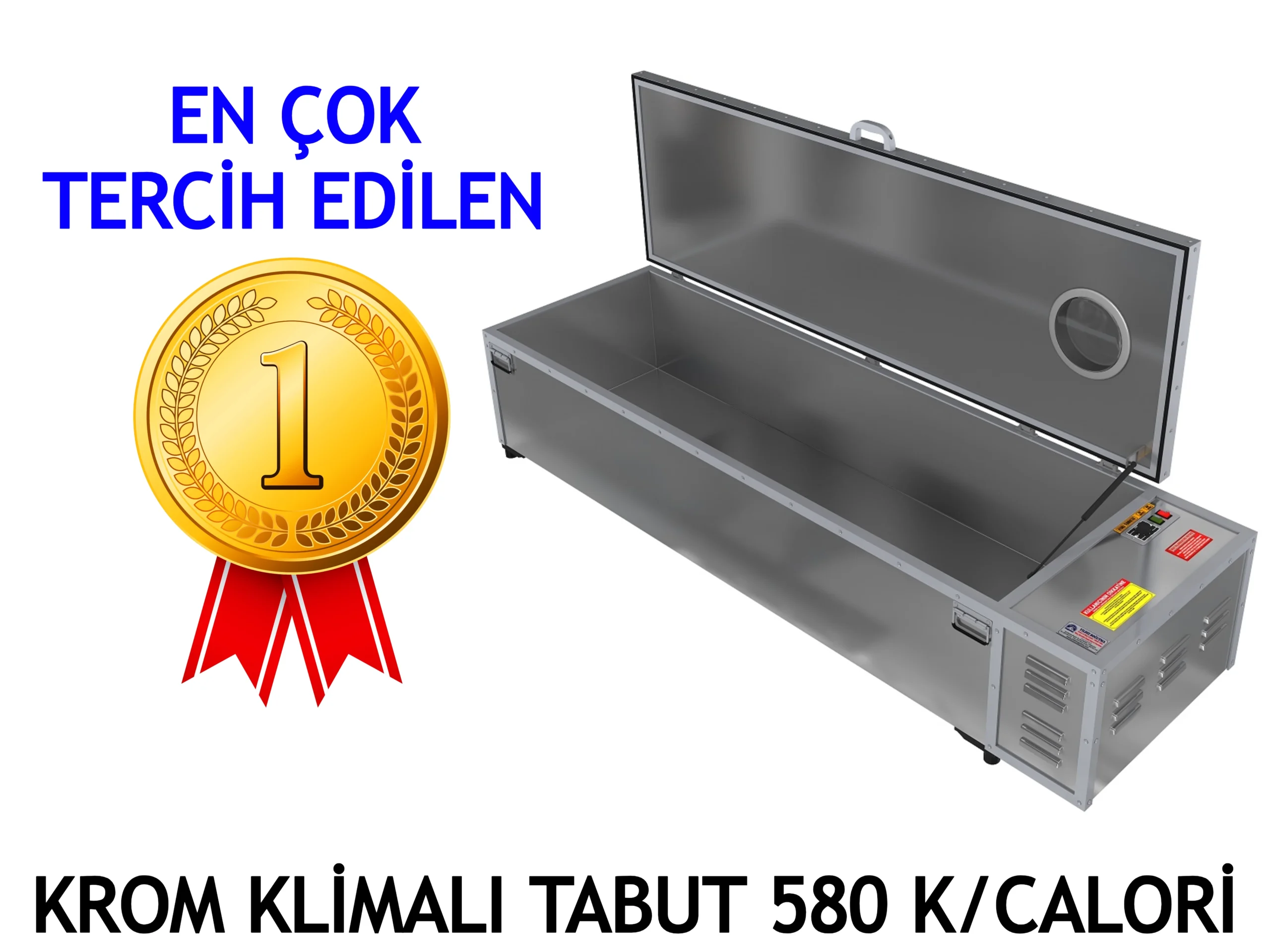 Krom klimalı tabut 580 k/calori – Yıldız Soğutma -